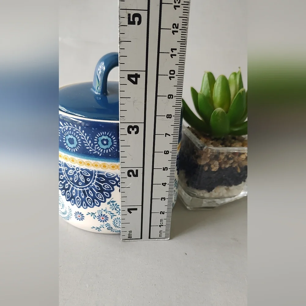 Canister Sugar Bico Tunisia  Small  Style Talavera New  Ceramic Dishwasher Safe